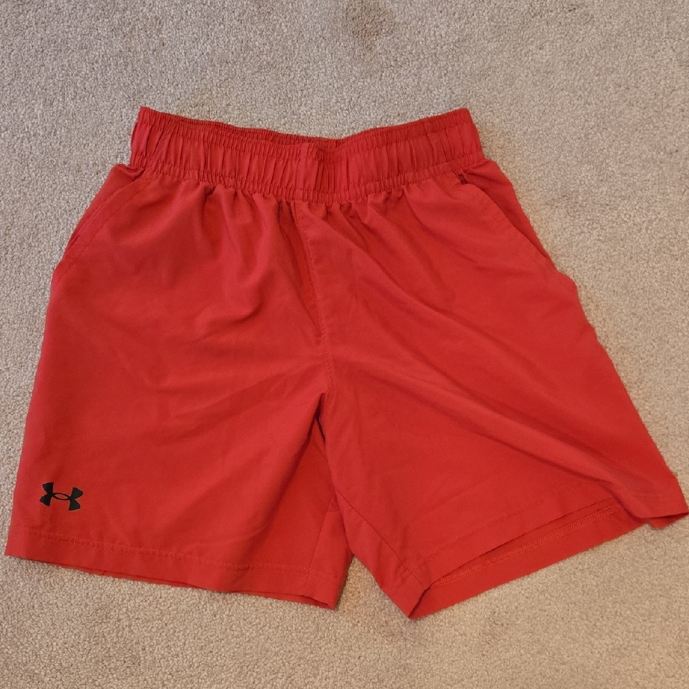 Under Armour Men's Vibrant Red Athletic Shorts